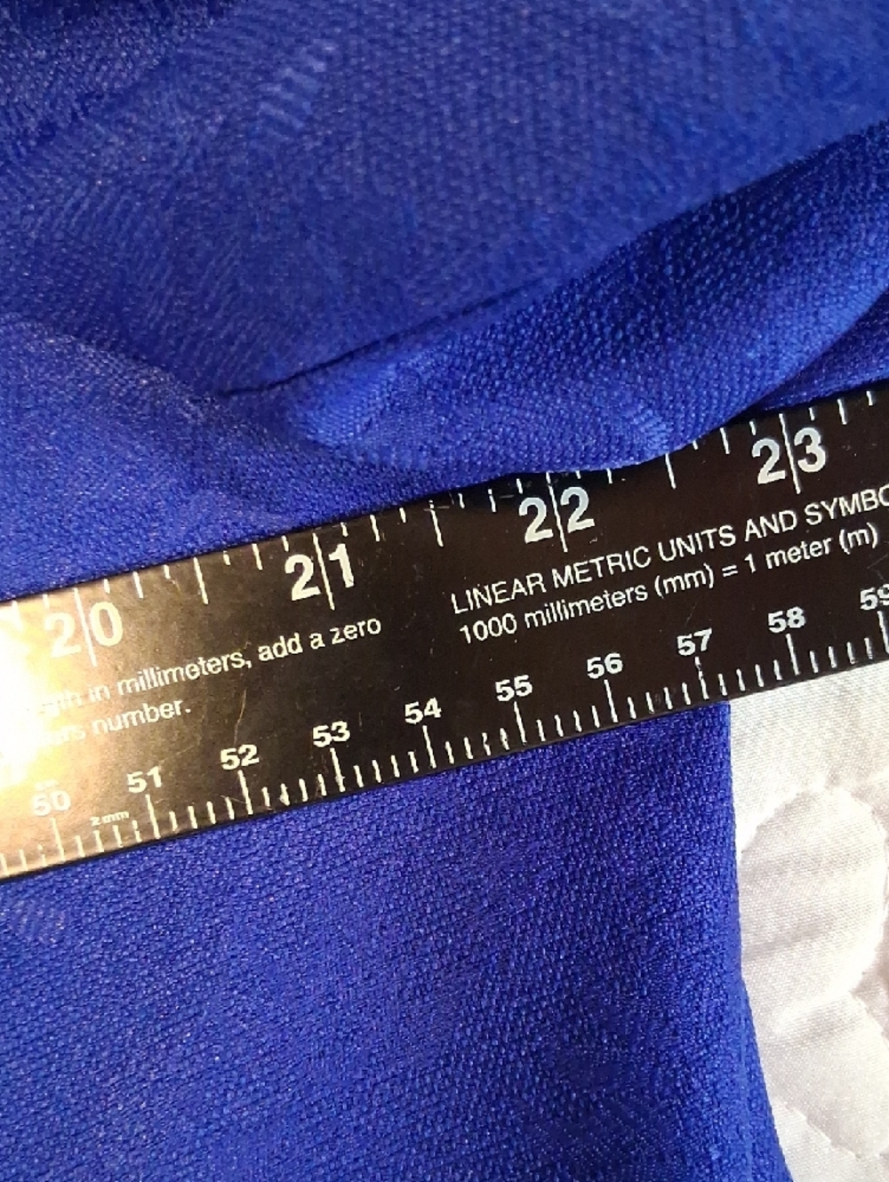 Le Suit Collection Bold Blue Jacket and Skirt Set Size 18,Business, Church, MofB - Picture 6 of 13